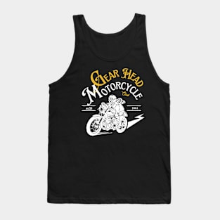 Gear Head Motorcycle Club Biker Tank Top